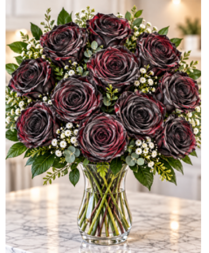 Halloween Rose Bouquet 