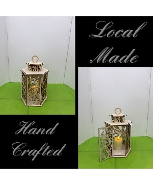 Hand Crafted Lantern Lantern with Cardinal 