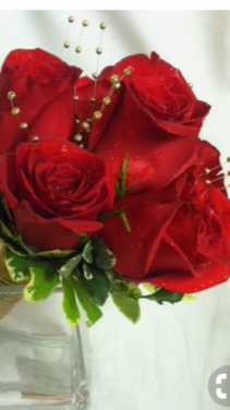  Hand Held Stunning Red Roses