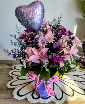 Hand Picked Purples Fresh Arrangement