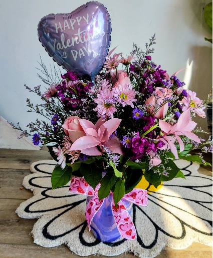 Hand Picked Purples Fresh Arrangement