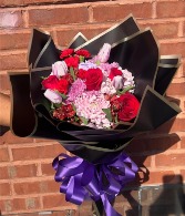 Hand Wrapped Mixed bouquet (Flowers may vary) 