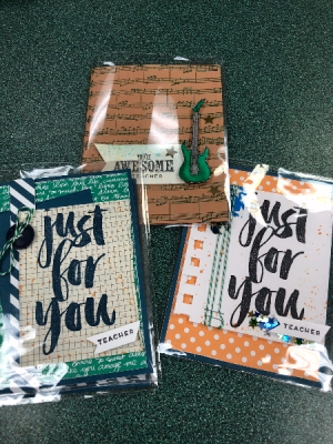 Handmade cards For teacher