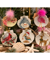 Handmade Coastal Ornaments  Gift 