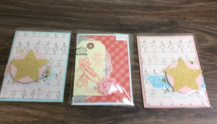 Handmade dance cards Dance gifts