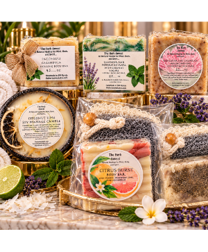 Handmade Herbal Soap & Massage Candles  Gift 