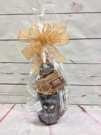 Handsome Drone Wine Tumbler Gift Basket