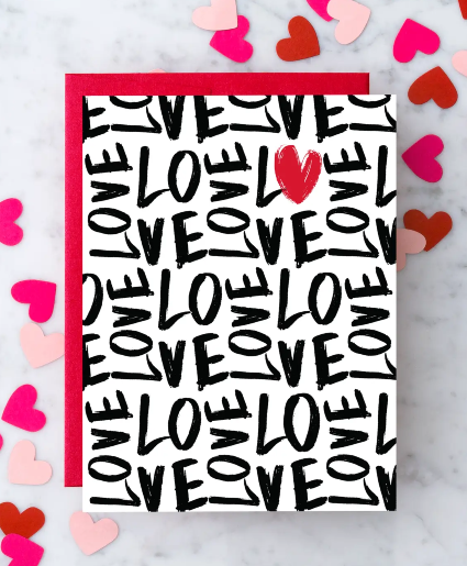  Handwritten Love Greeting Card 