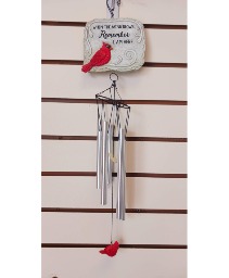Hanging Cardinal Windchime Gift