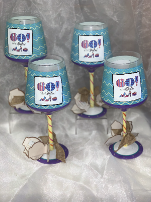 Happy 60th Birthday Wine Glasses