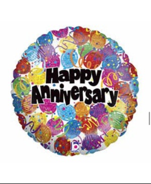 happy anniversary mylar balloons
