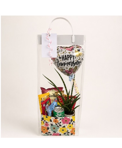 Happy Anniversary Plant & Snack Box  