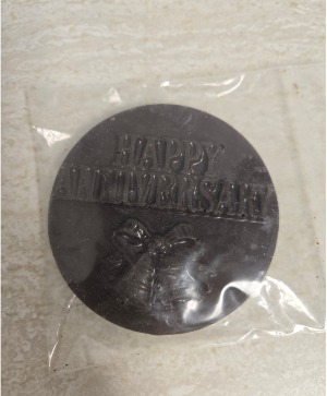 Happy Anniversary Plaque Candy