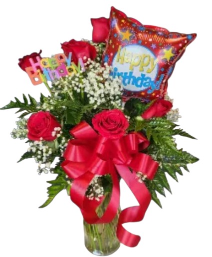 Happy Bday Roses 
