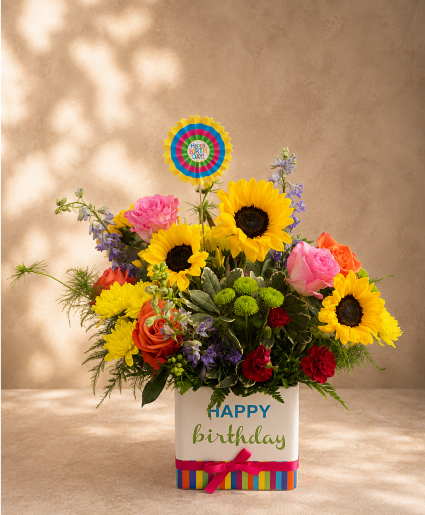 Happy birthday  Vase Arrangement