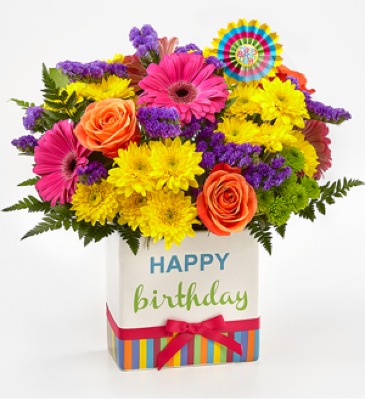 Happy Birthday Bright Colorful Birthday in San Juan, PR | ELIKONIA FLOWERS