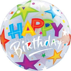 Happy Birthday Bubble Balloon Bubble Balloon