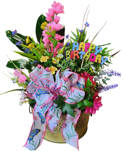 Happy Birthday Planter 