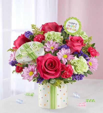 Happy Birthday Present Bouquet 