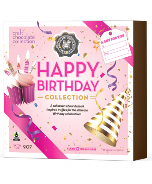 Happy birthday Truffles Craft chocolate collection 