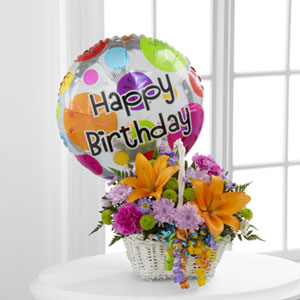 Happy Blooms™ Basket 