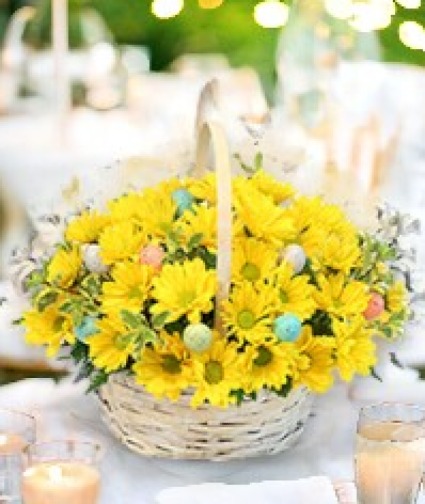 Happy Easter Basket Arrangement