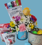 Happy Easter! Candy and Flowers