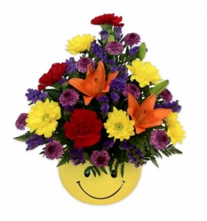 Happy Face Bowl Arrangement