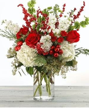 Happy Hoildays Vase