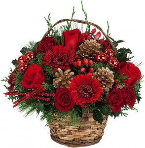 Happy Holidays Basket Christmas