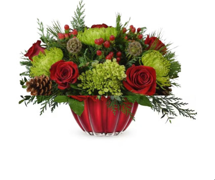 Happy Holidays fresh floral