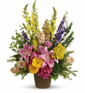 Happy Memories Basket Arrangement