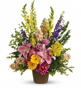 Happy Memories Basket Arrangement