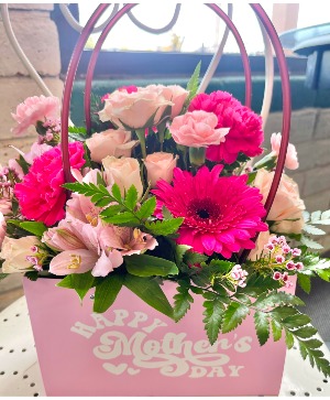 Happy Mothers Day Floral Purse Purse 