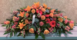 Harley Casket Cover 