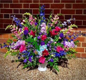 Harmony of Colors  Designers Choice - Urn in Brentwood, TN | BRENTWOOD FLOWER SHOPPE