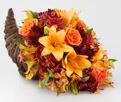 HARVEST COMFORT CORNUCOPIA CORNUCOPIA ARRANGEMENT