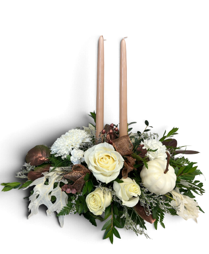 Harvest Dreams in Copper & Cream Centerpiece
