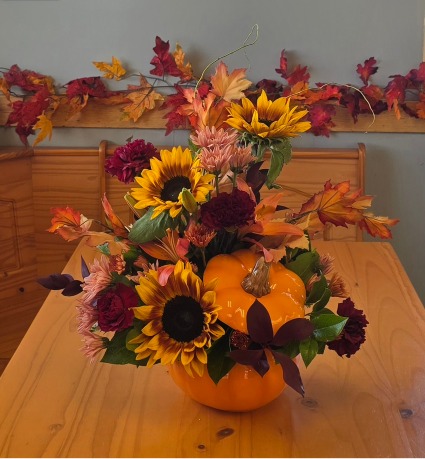 Harvest Flower Arrangement 