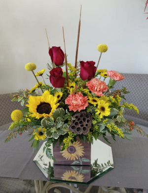 Harvest Glow Fall arrangement