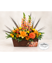 Harvest Glow Fresh Floral Arrangement