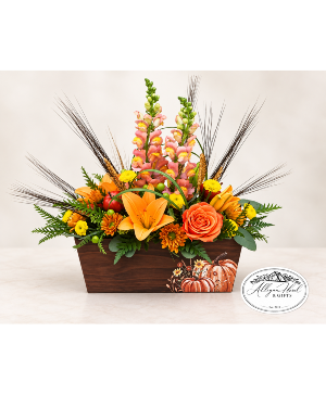 Harvest Glow Fresh Floral Arrangement