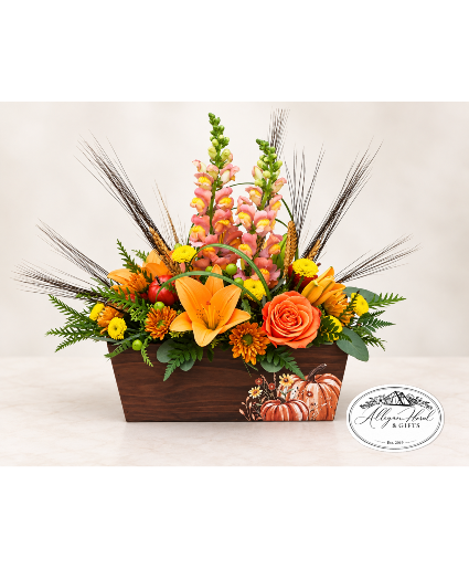 Harvest Glow Fresh Floral Arrangement