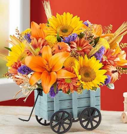 Harvest Hayride Flower Arrangement 