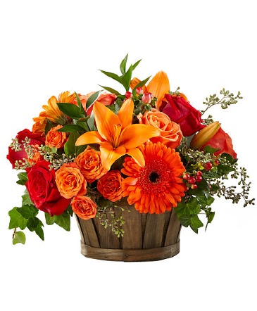 Harvest Memories Basket Arrangement in Winnipeg, MB | CHARLESWOOD FLORISTS