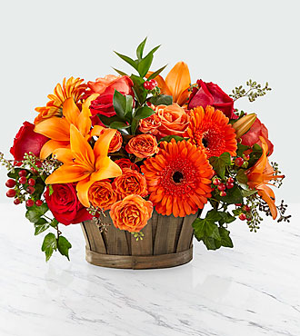 Harvest Memories Basket of Flowers
