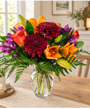 Harvest Moon Flower Arrangement