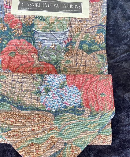 harvest table runner decor for the fall accenting any table thru the fall season handmaid