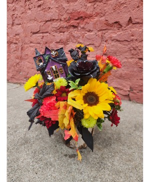 Haunted House Flower Arrangement fresh arrangement