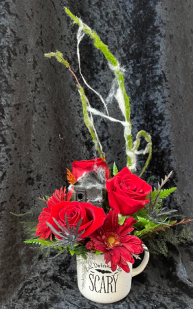 Haunted House Mug Bouquet
